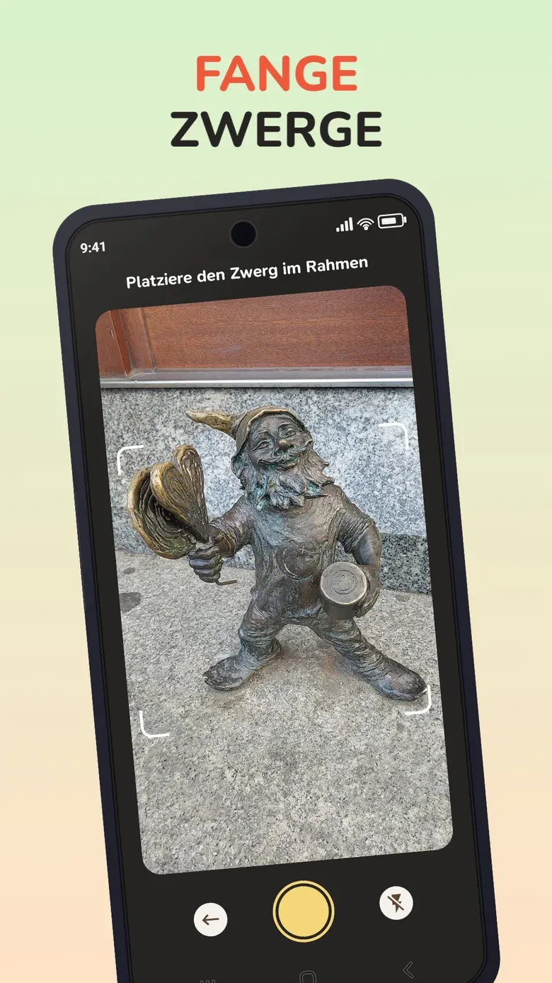 App-Ansicht: FANGE ZWERGE