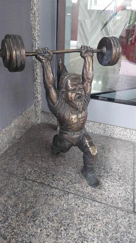 Zwerg Gewichtheber