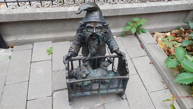 Zwerge Papa und kleiner